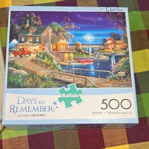 Buffalo David Bitton Autumn Memories Puzzle - 500 Pieces